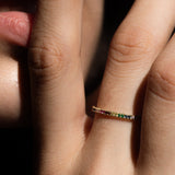 10k Solid Colorful Band Ring -  - Rings - Ofina