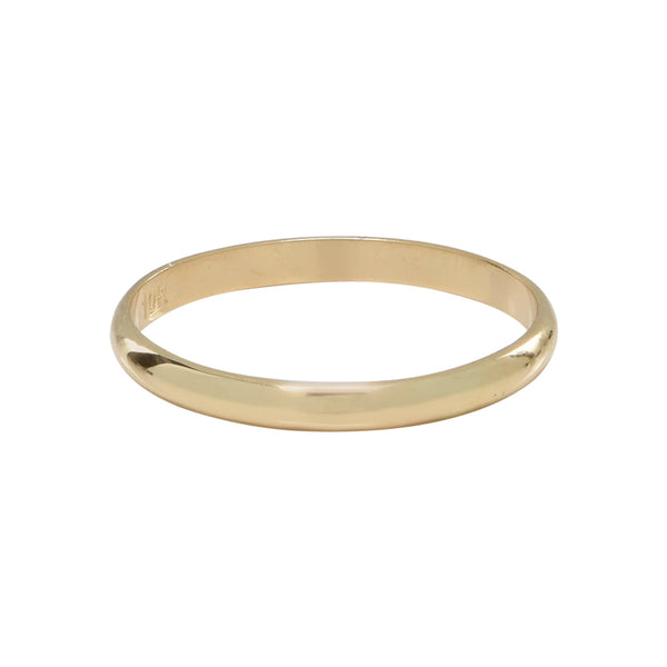 10k Solid Gold Band - Yellow Gold / 5 - Rings - Ofina